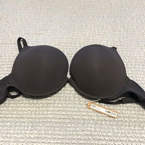 Skims fits everybody push-up Demi bra size 34DDDD in Onyx, NWT